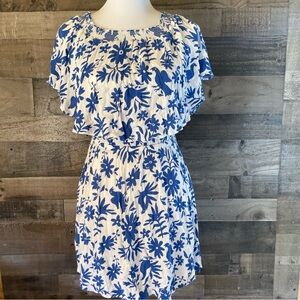 Show Me Your MuMu Blue and White Floral Dress